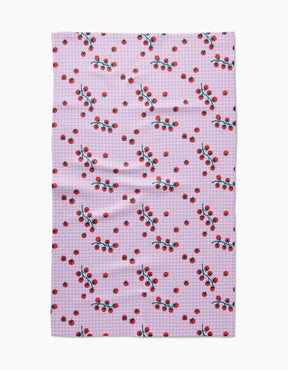 Geometry - Tea Towel Tomato Gingham