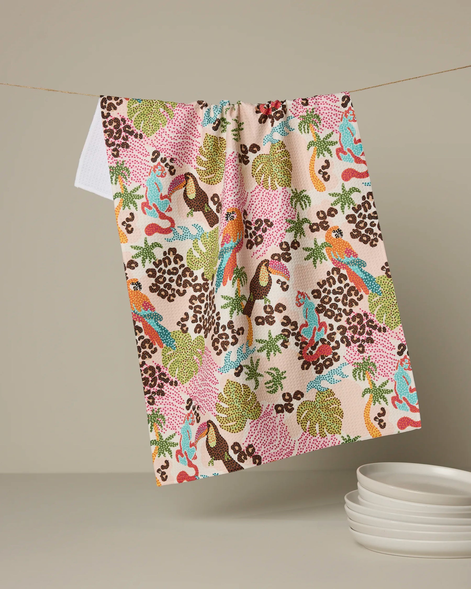 Geometry - Tea Towel Tropi Hotel