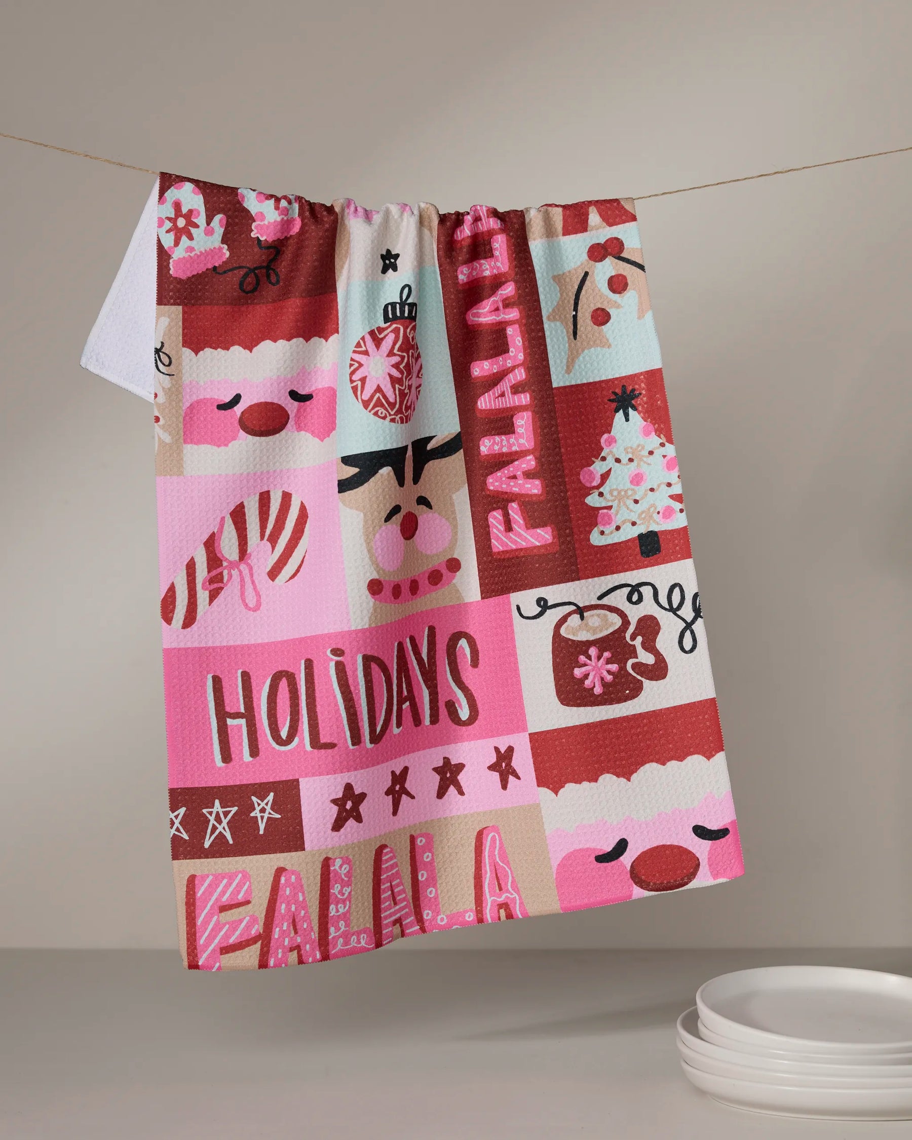Geometry - Tea Towel Winter Wonder