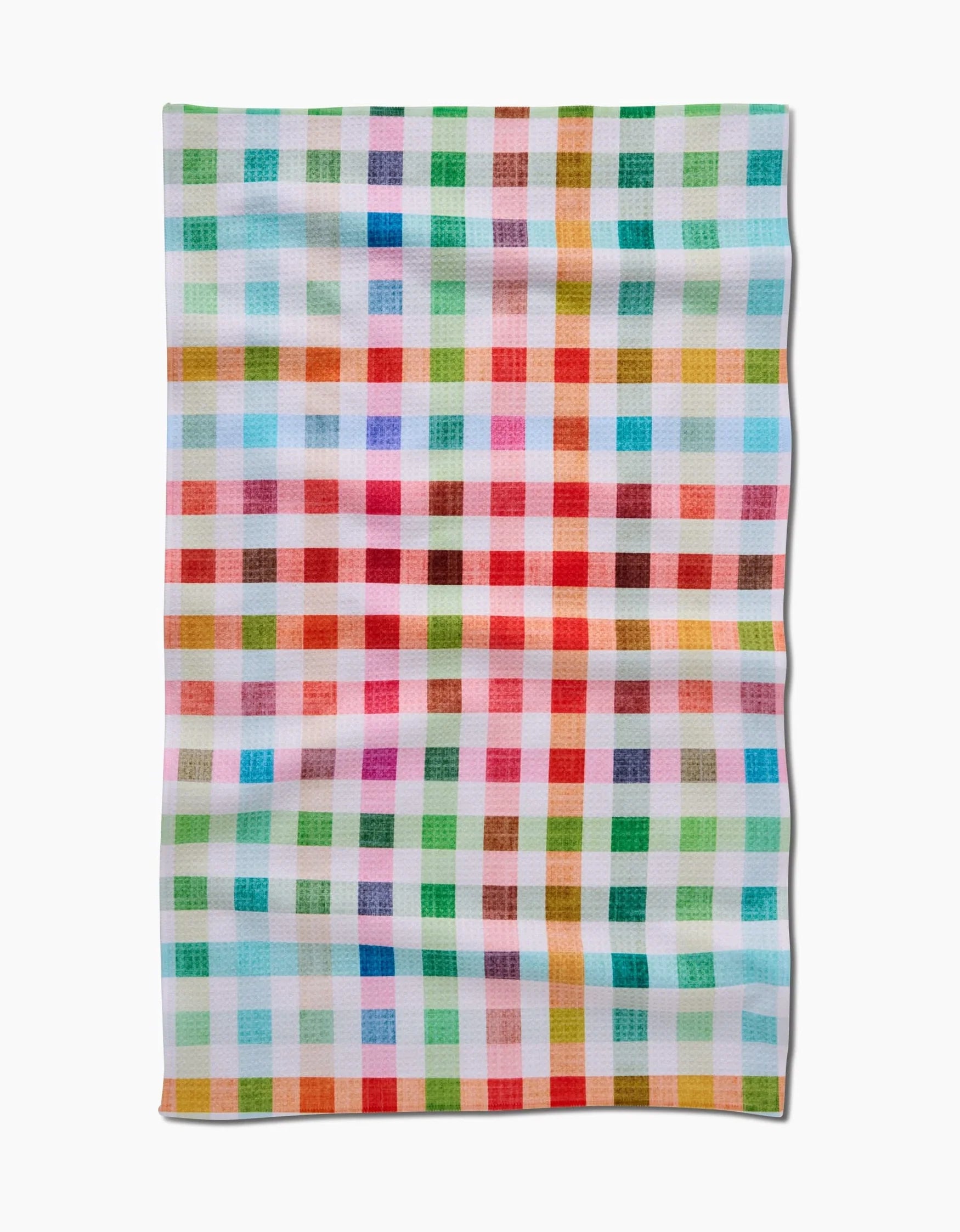 Geometry - Tea Towel Woven Spring Plaid