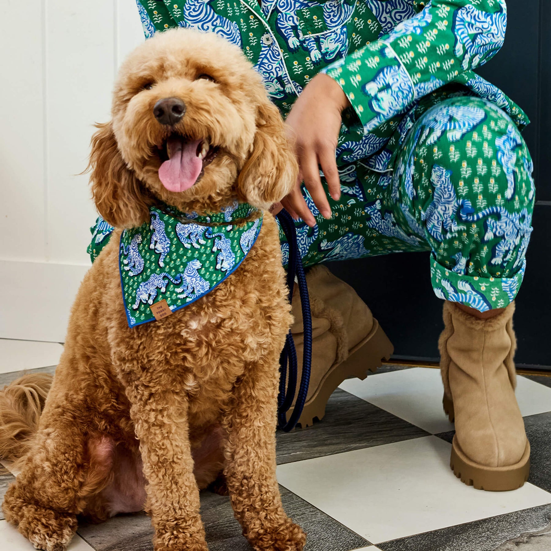 The Foggy Dog - Bandana Dog Printfresh X TFD Tiger Queen
