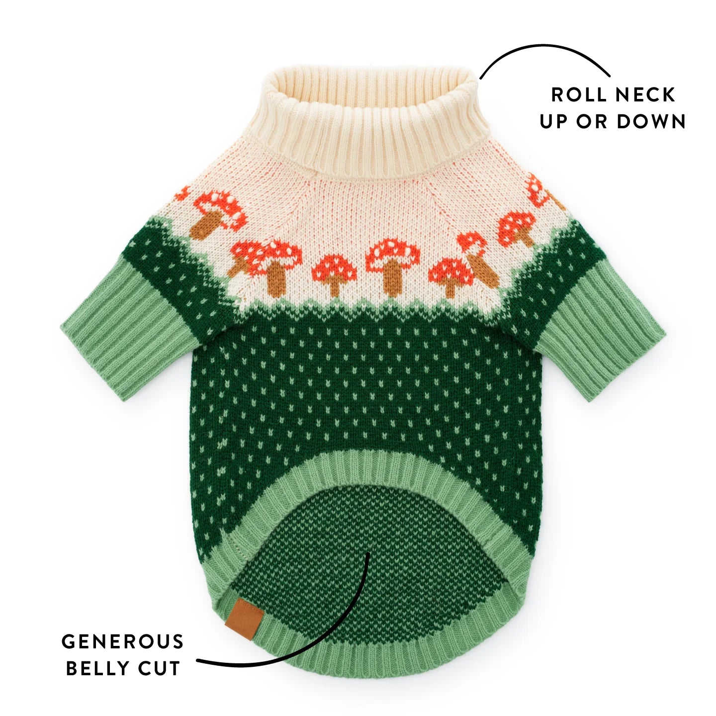 Foggy Dog - Dog Sweater Toadstool - Southern Agriculture 