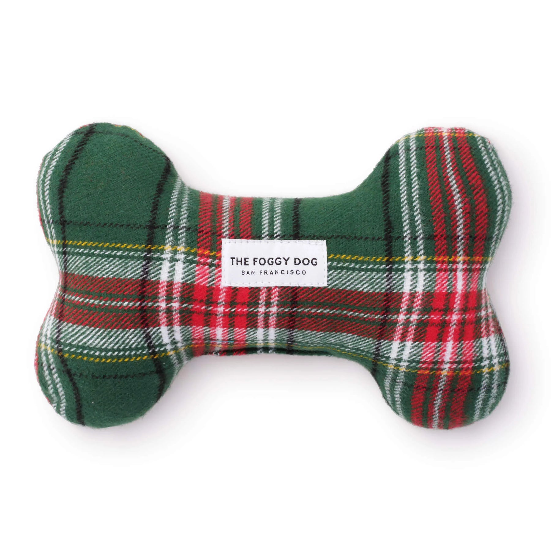 Foggy Dog - Dog Toy Holly Jolly Plaid - Southern Agriculture 