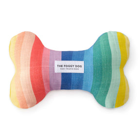 The Foggy Dog - Dog Toy Dog Bone Squeaky Over the Rainbow