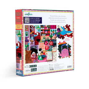 eeBoo - Pets in the Kitchen 1000 Piece Puzzle