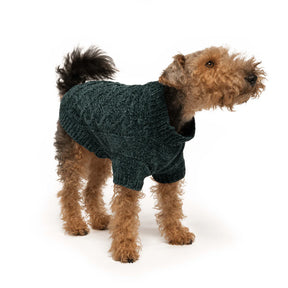 fabdog - Emerald Chenille Dog Sweater