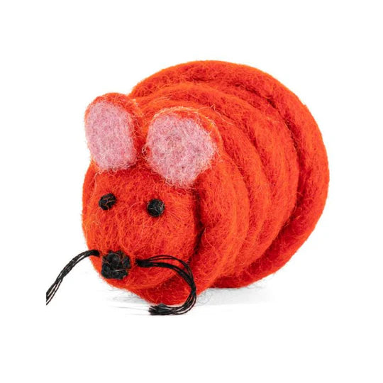 Cat in the Box - Wool Mouse Cat Toy 6 Foot Tail