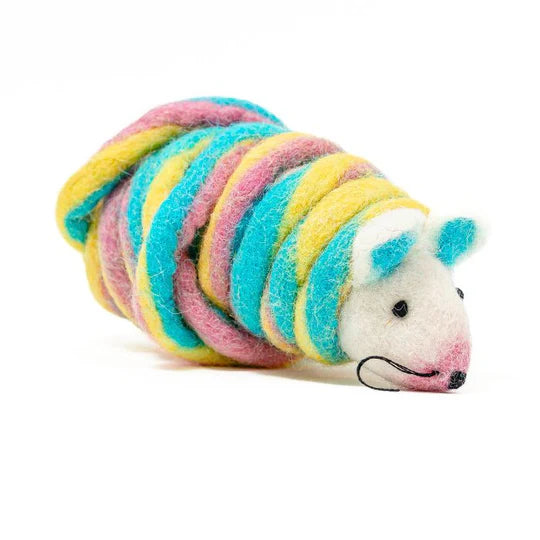 Cat in the Box - Wool Mouse Cat Toy 6 Foot Tail