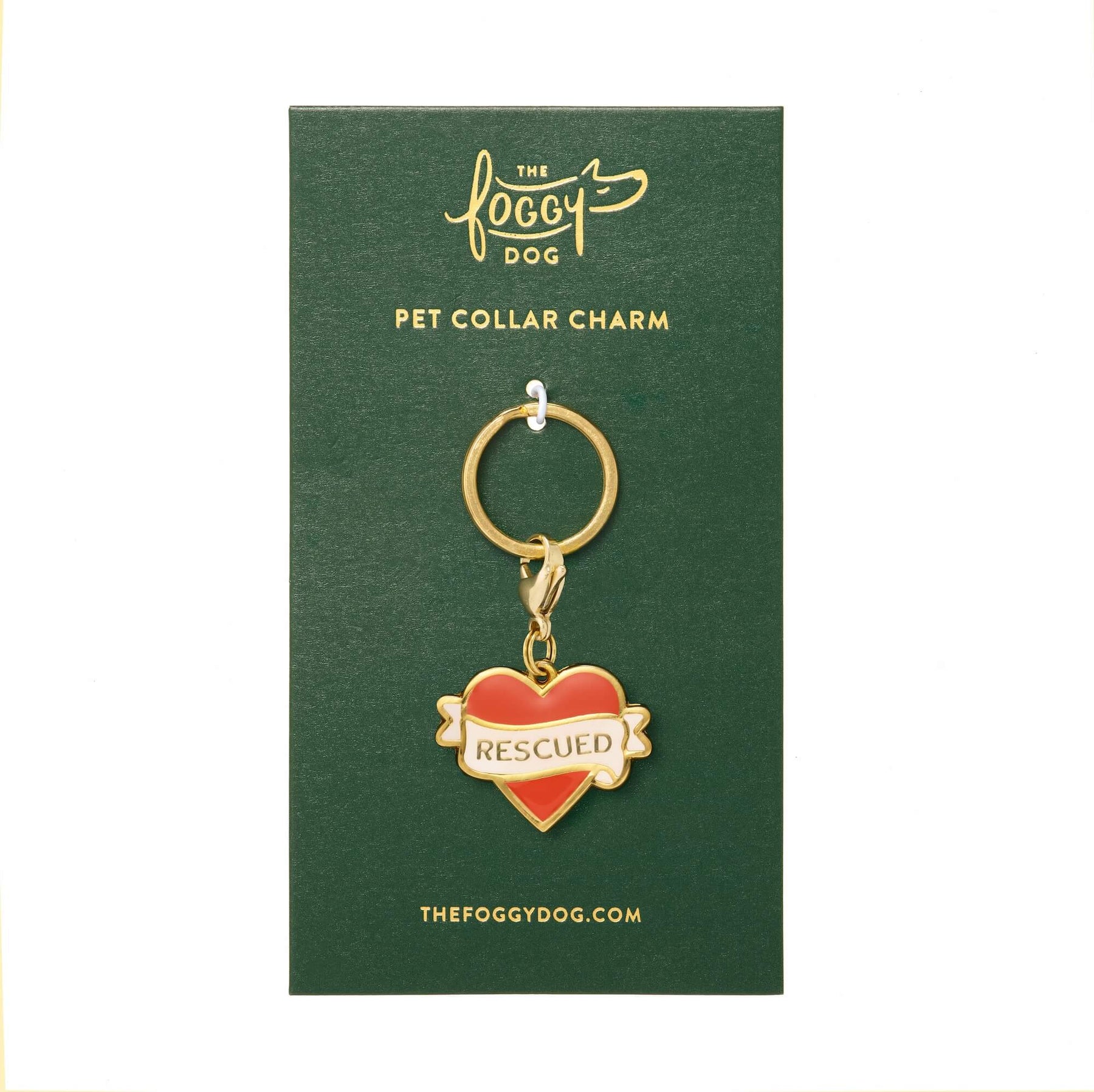The Foggy Dog - Collar Charm Rescued With Love