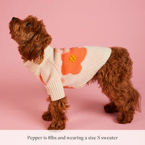 The Foggy Dog - Dog Sweater In Bloom Spring