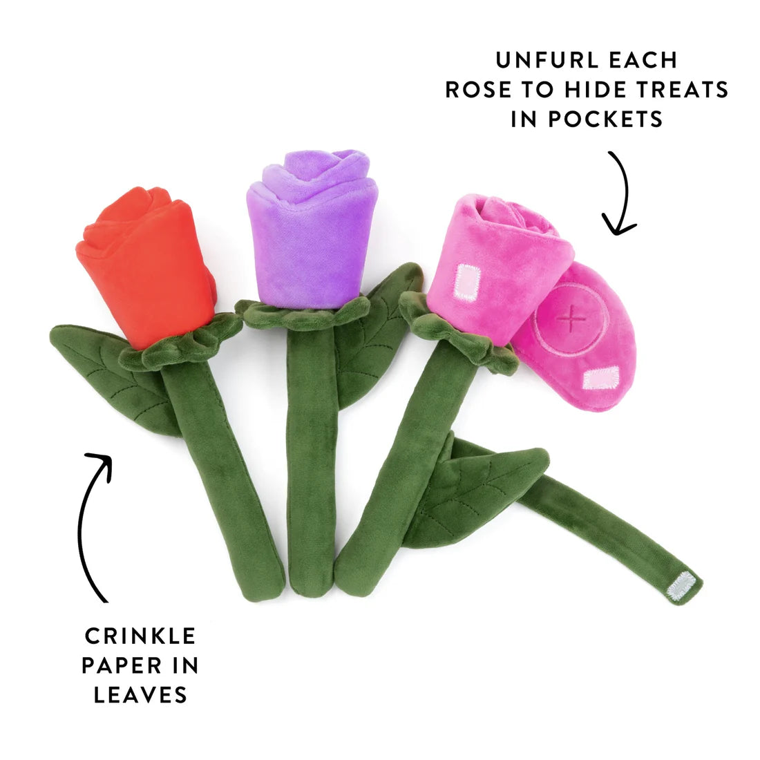 The Foggy Dog - Dog Toy Bouquet of Roses