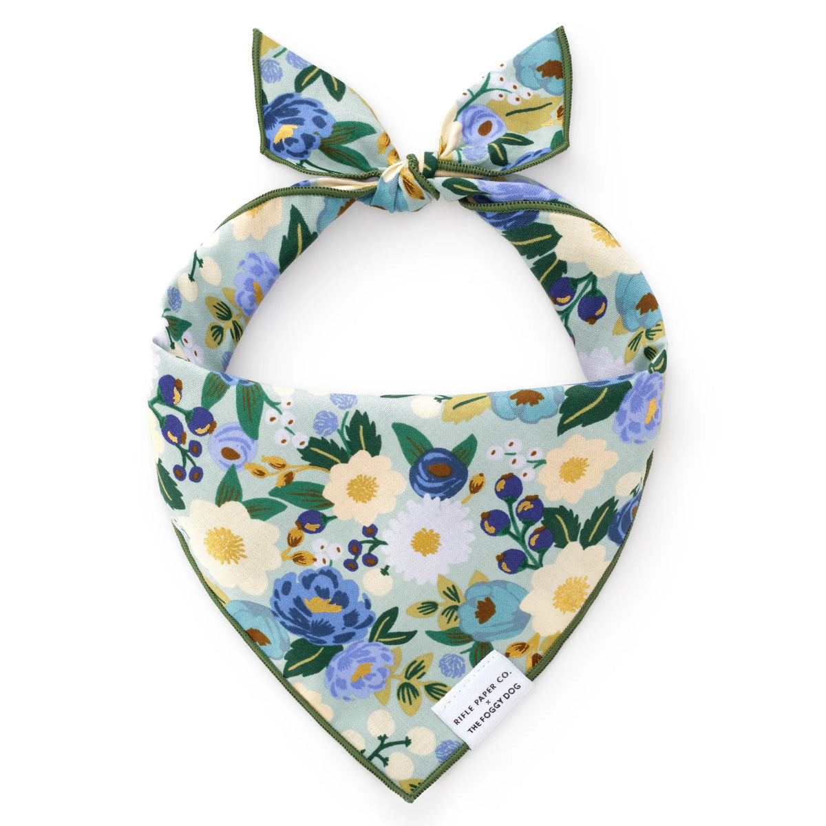 The Foggy Dog - Bandana Dog Rifle Paper Co. x TFD Vintage Blossom