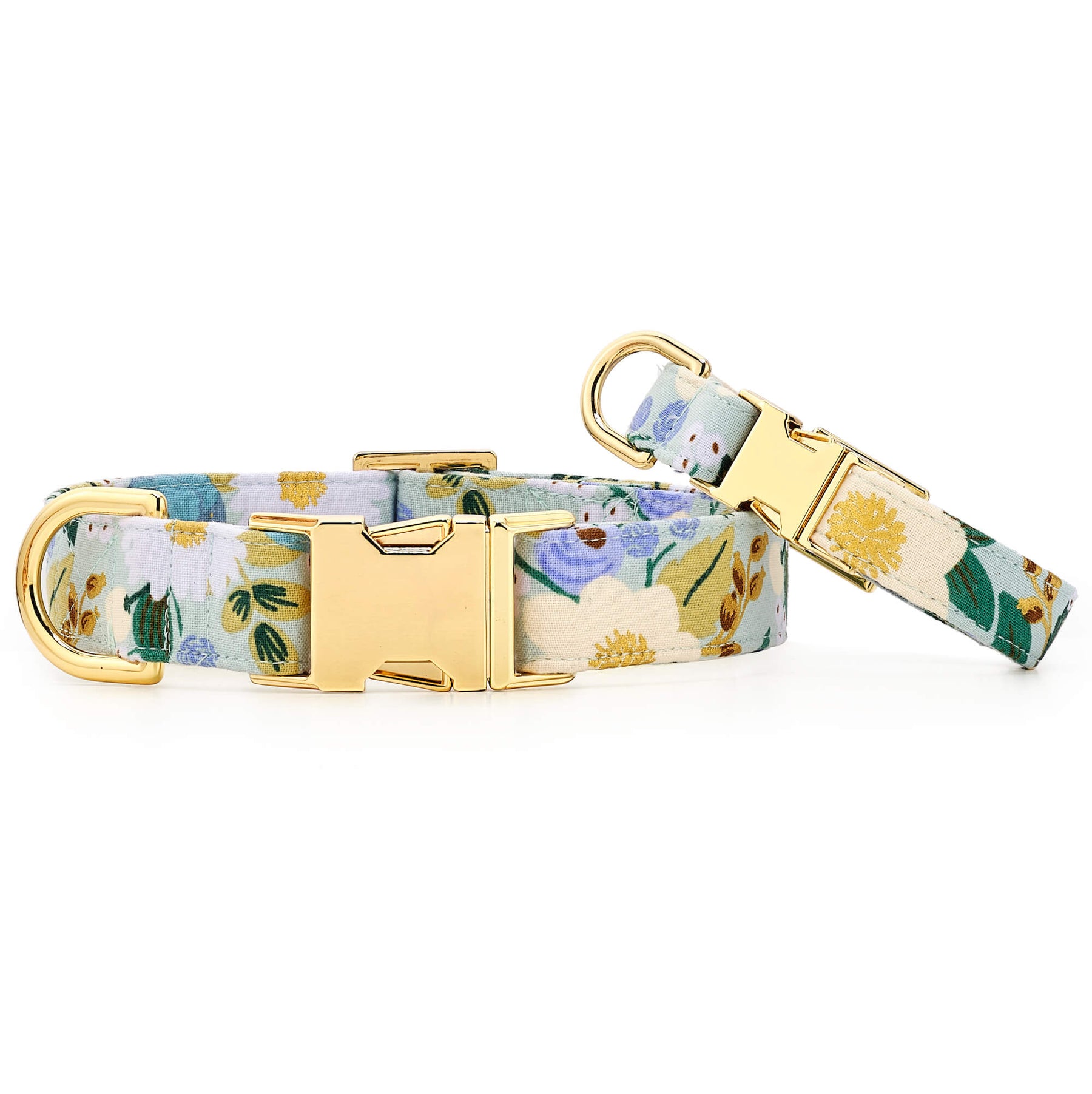 The Foggy Dog - Dog Collar Rifle Paper Co x TFD	Vintage Blossom Spring