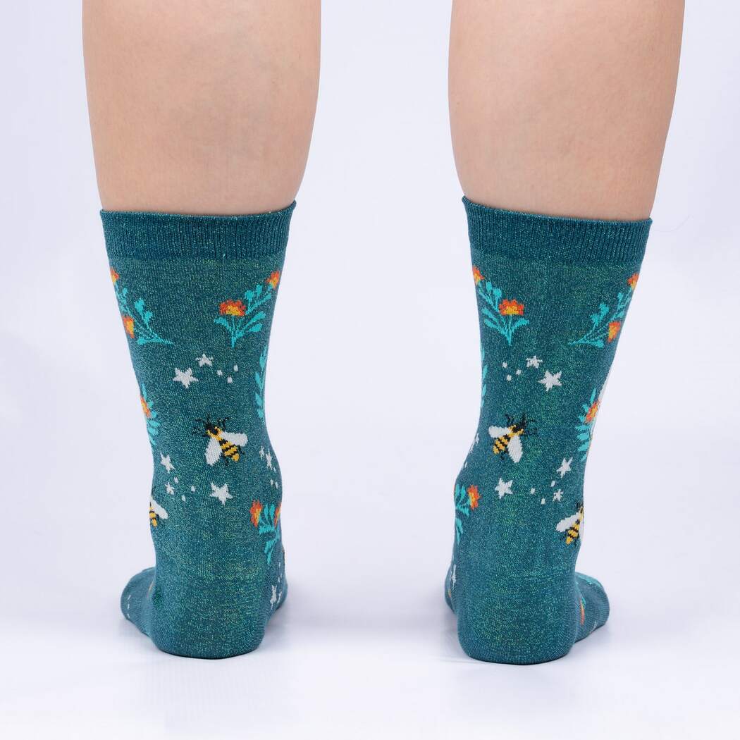 Sock It To Me - Socks Bee Dazzling Women's Crew