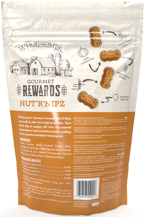 Pro Pac - Wholesomes Nut'R'Nipz Dog Treats - Southern Agriculture 