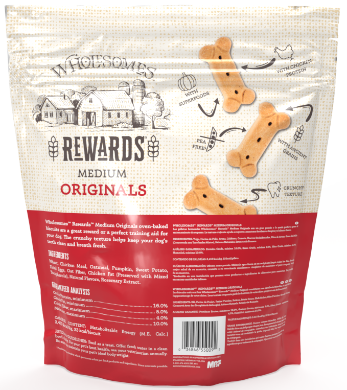 Sportmix - Wholesomes Medium Golden Biscuit Dog Treats - Southern Agriculture 