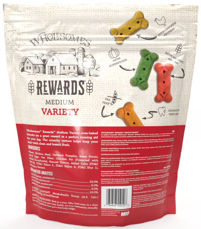 Sportmix - Wholesomes Medium Variety Biscuit Dog Treats - Southern Agriculture 