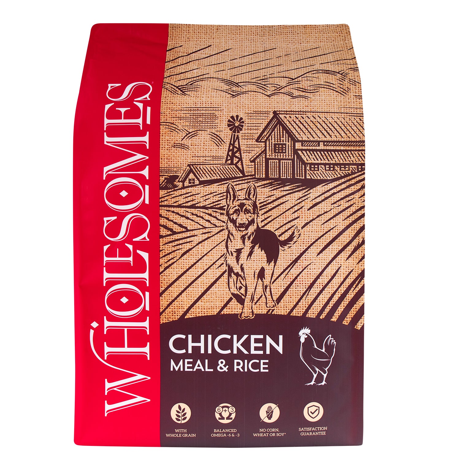 Sportmix - Wholesomes Active Dog, All Life Stages Chicken Meal & Rice Formula Dry Dog Food