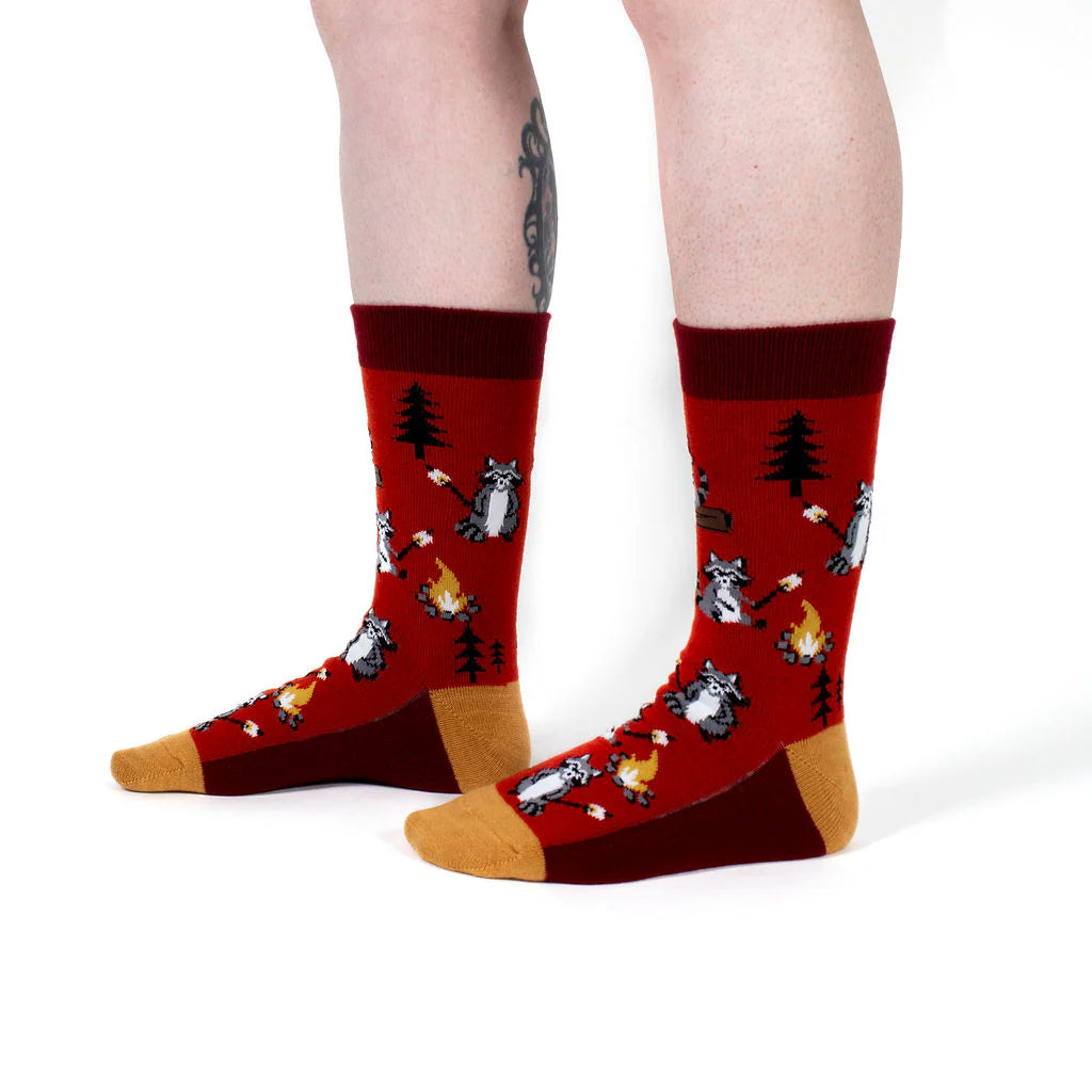 Sock It To Me - Socks I Need S'more Raccoons