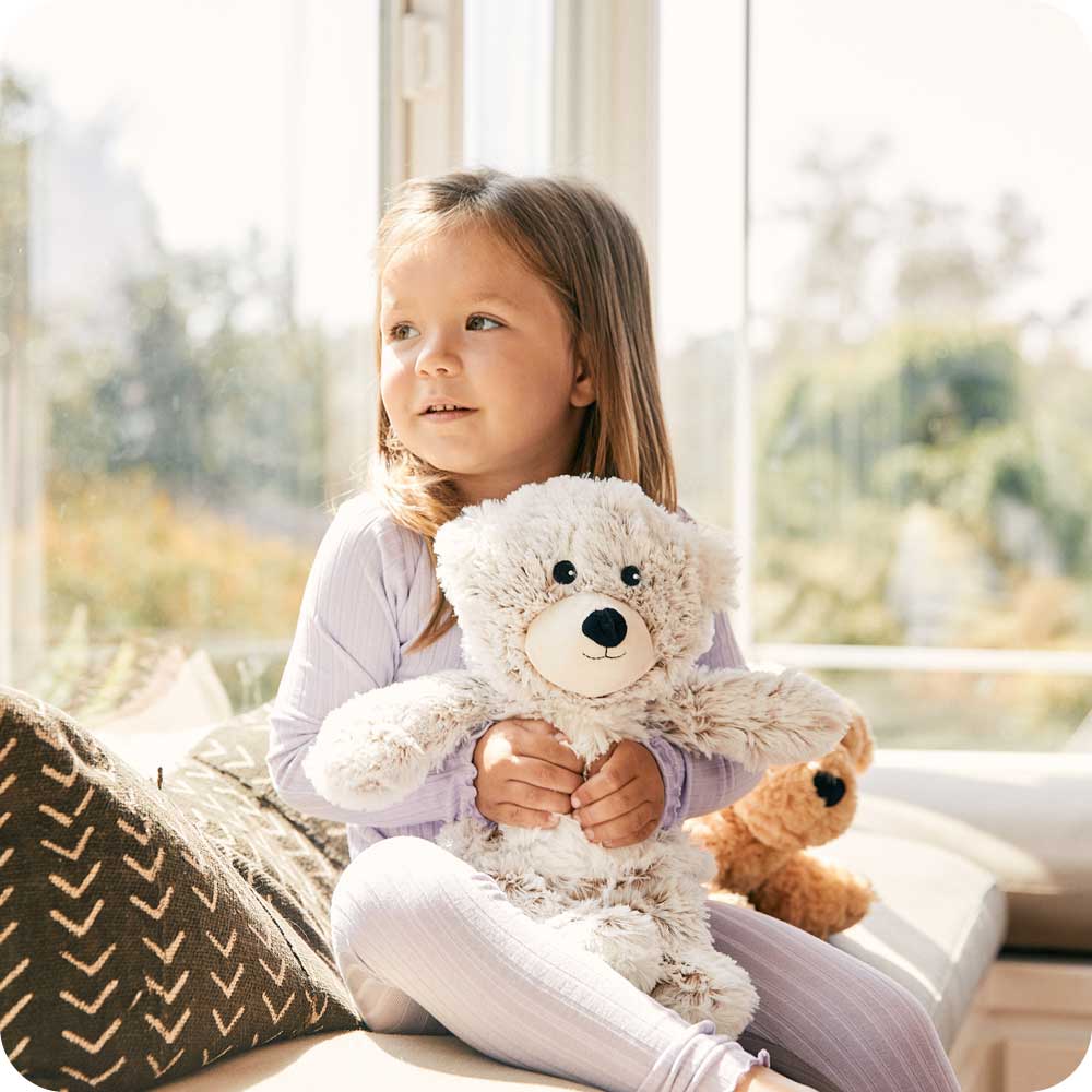 Warmies Bear Marshmallow Gray - Southern Agriculture 