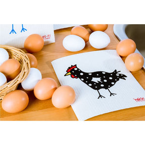 Wet-it! - Spotted Black Chick Swedish Cloth