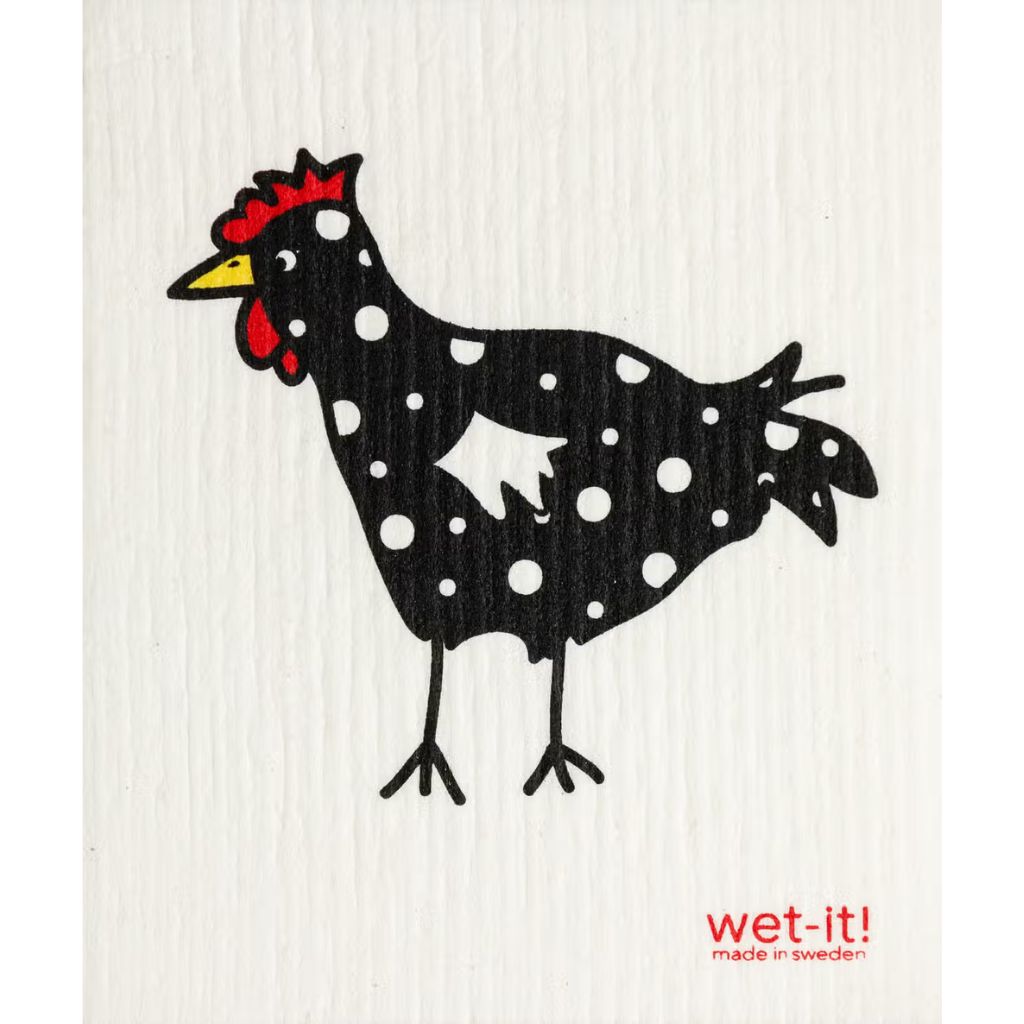 Wet-it! - Spotted Black Chick Swedish Cloth