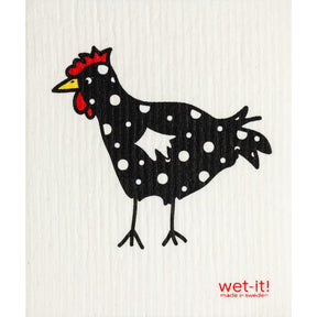 Wet-it! - Spotted Black Chick Swedish Cloth