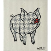 Wet-it! - Houndstooth Pig Swedish Cloth