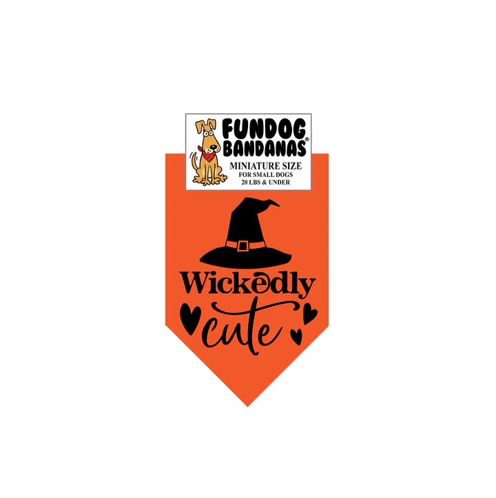 FunDog Bandanas - Dog Bandana Wickedly Cute