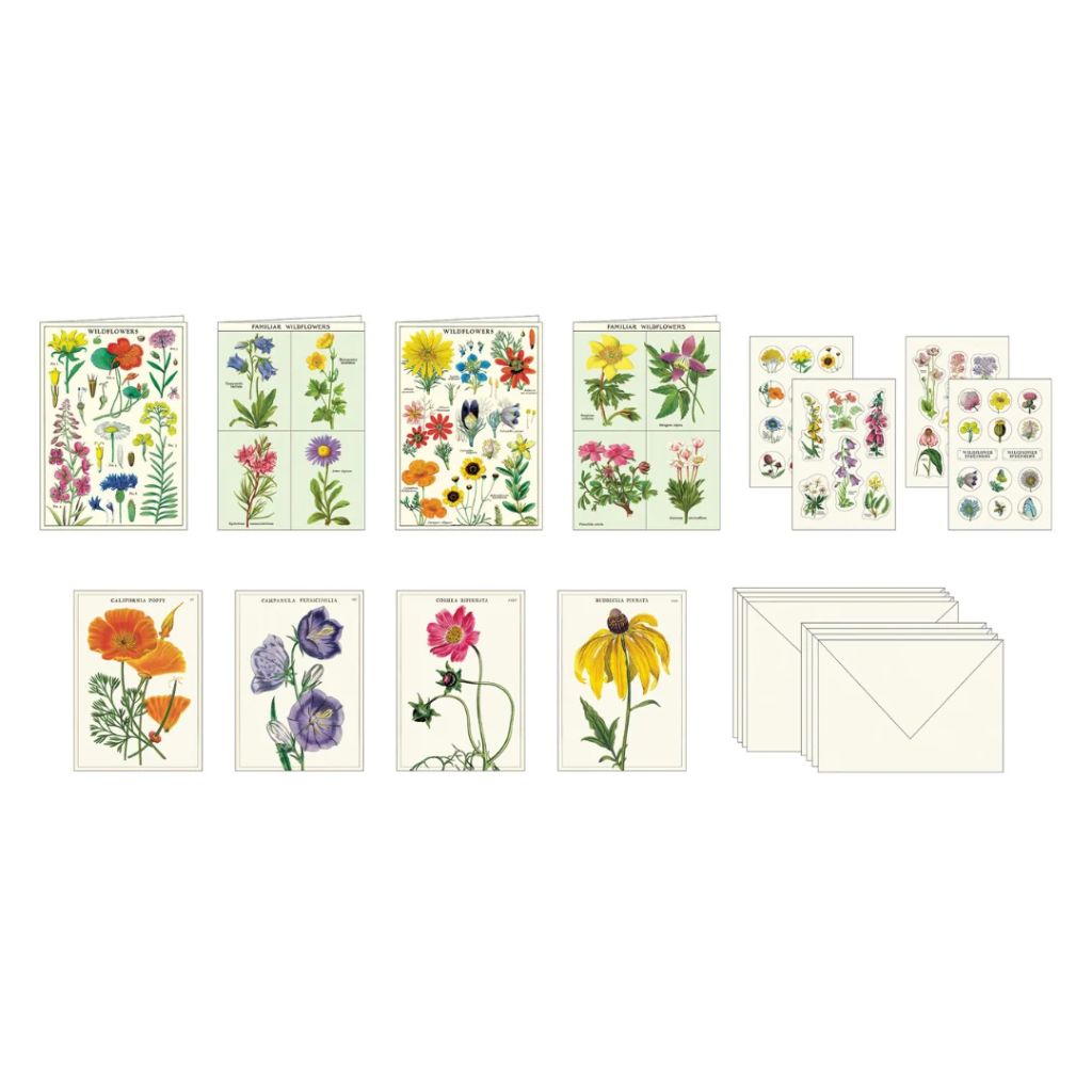 Cavallini Papers & Co - Stationery Set Wildflowers