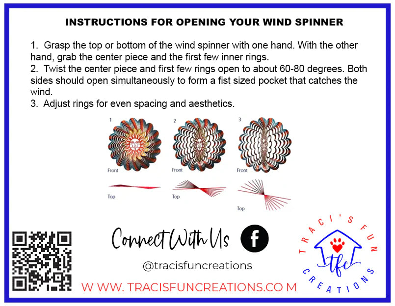 Traci's Fun Creations - Wind Spinner Cardinal Winter