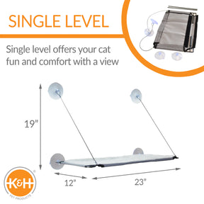 K & H Pet Products - Window Lounger Kitty Sill - Single