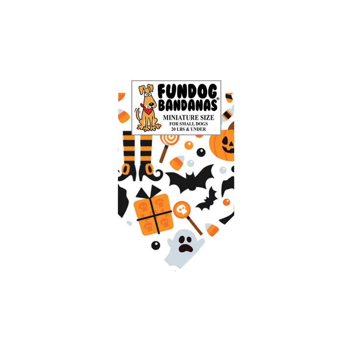 FunDog Bandanas - Dog Bandana Witches & Pumpkins