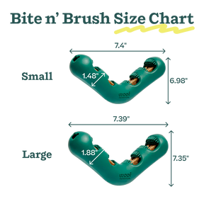 Woof Pet - Bite N' Brush V-Shaped - Southern Agriculture 