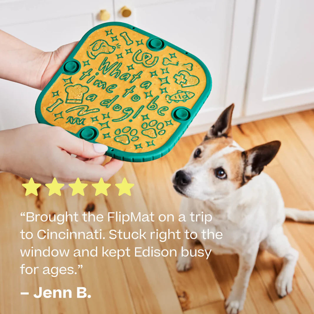 Woof Pet - FlipMat Green