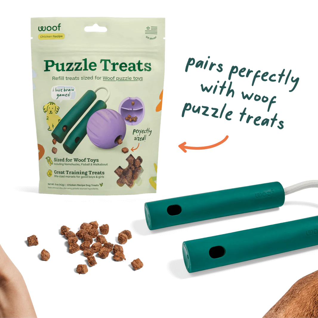 Woof Pet - Nomchucks - Rubber Treat Dispenser - Southern Agriculture 