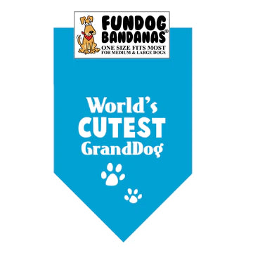 FunDog Bandanas - Dog Bandana World's Cutest Granddog