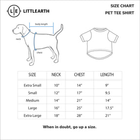Little Earth Productions - KC Chiefs T-Shirt for Pets