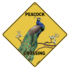 Atlas Screen Printing - Peacock Crossing Sign by Crosswalks