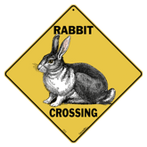 Atlas Screen Printing - Rabbit Crossing Sign by Crosswalks