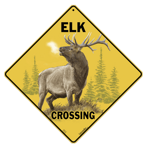 Atlas Screen Printing - Elk Crossing Sign by Crosswalks