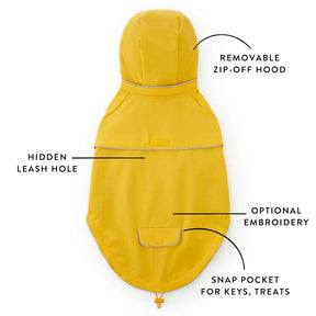 The Foggy Dog - Dog Raincoat Reflective Bright Yellow