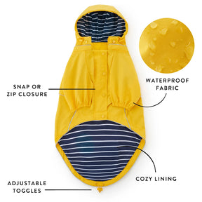 The Foggy Dog - Dog Raincoat Reflective Bright Yellow