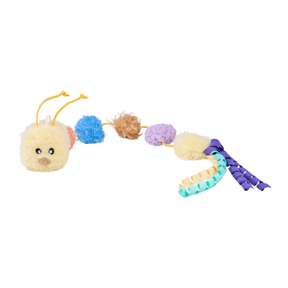 ZippyPaws - Zippyclaws Pompom Caterpillar Cat Toy