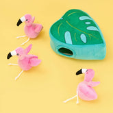 ZippyPaws - Zippy Burrow Flamingo in Monstera