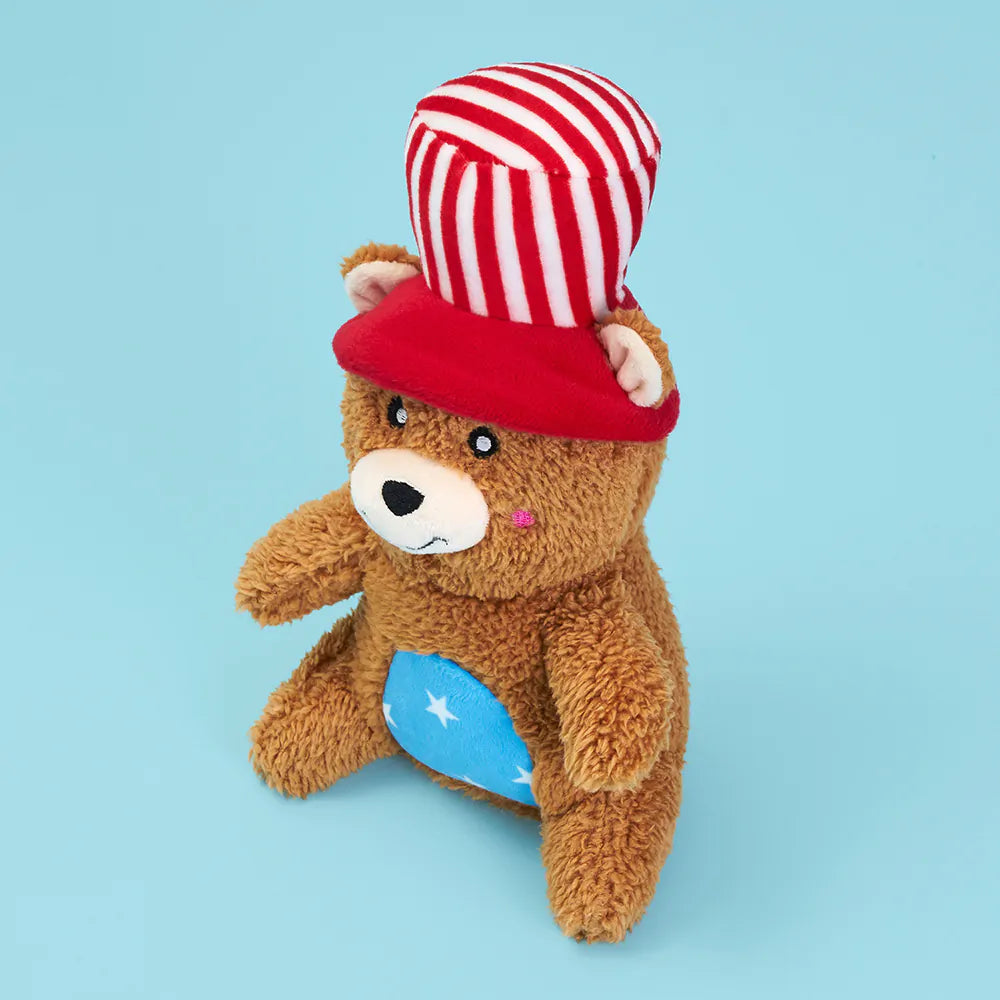 ZippyPaws - Cheeky Chumz American Bear Plush Dog Toy