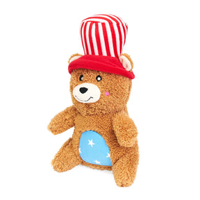 ZippyPaws - Cheeky Chumz American Bear Plush Dog Toy