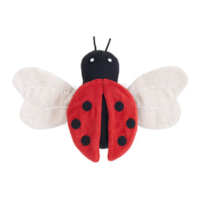 ZippyPaws - EcoZippy Corduroy Critter Ladybug Dog Toy