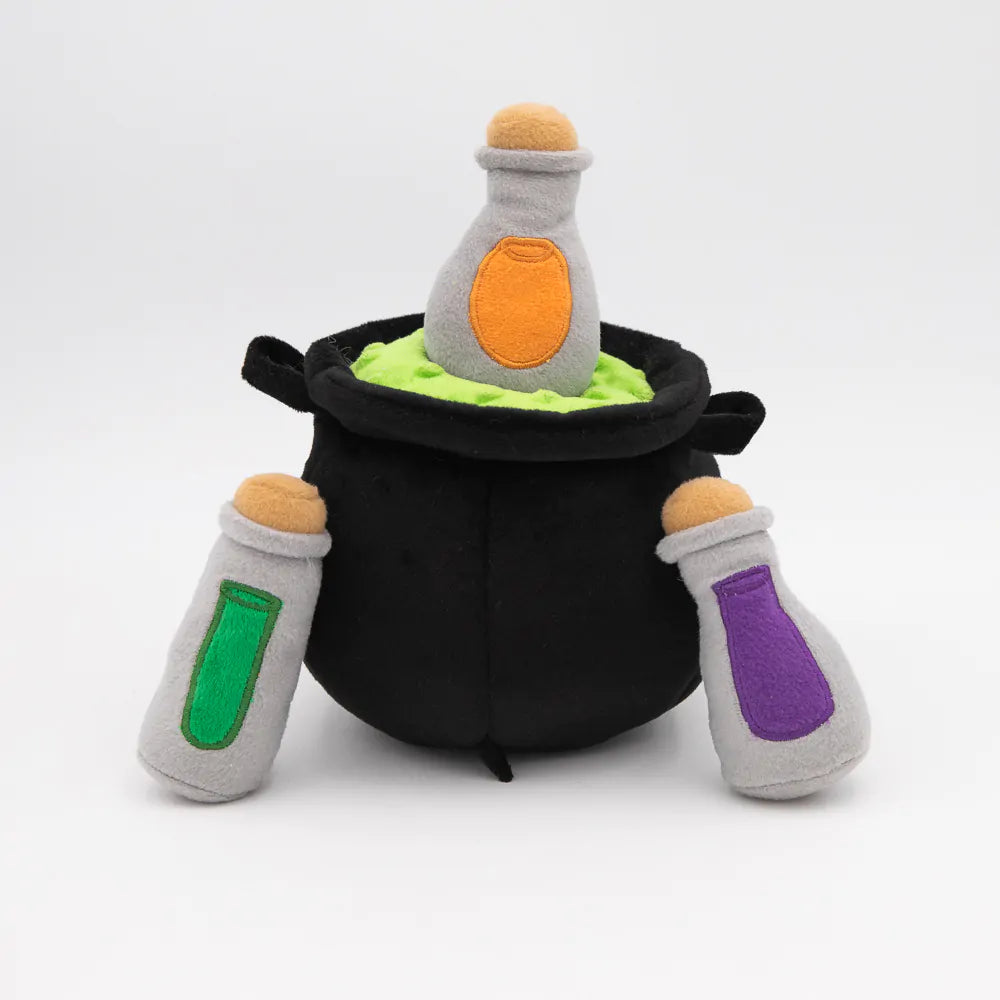 ZippyPaws - Witch's Brew Cauldron Burrow Dog Toy