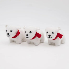 ZippyPaws - Zippy Burrow Polar Bear